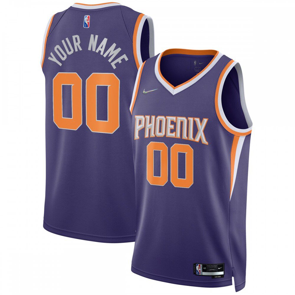 Phoenix Suns 2021/22 Diamond Swingman Custom Jersey - Icon Edition - Purple-Pro Kit Vault | Brand New 26/27 Sports Jerseys